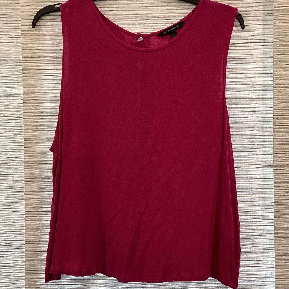 Banana Republic Fuchsia Sleeveless Top